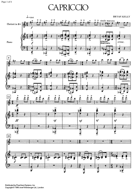 Advanced 2/2 - Capriccio - Score