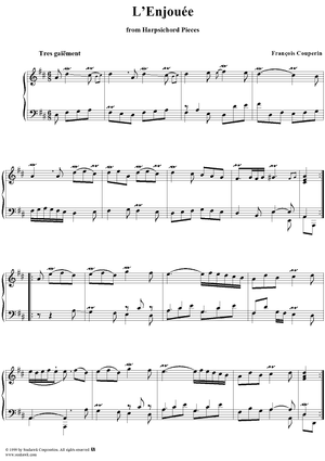 Harpsichord Pieces, Book 3, Suite 19, No. 7: L'Enjouée