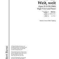 Weit, weit Op.25 No.20