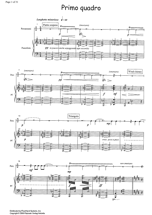 La villegiatura in  panchina [set of parts] - Score