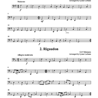 Five Trombone Trios - Trombone 3