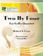 Two By Four for Cello Quartet - Score