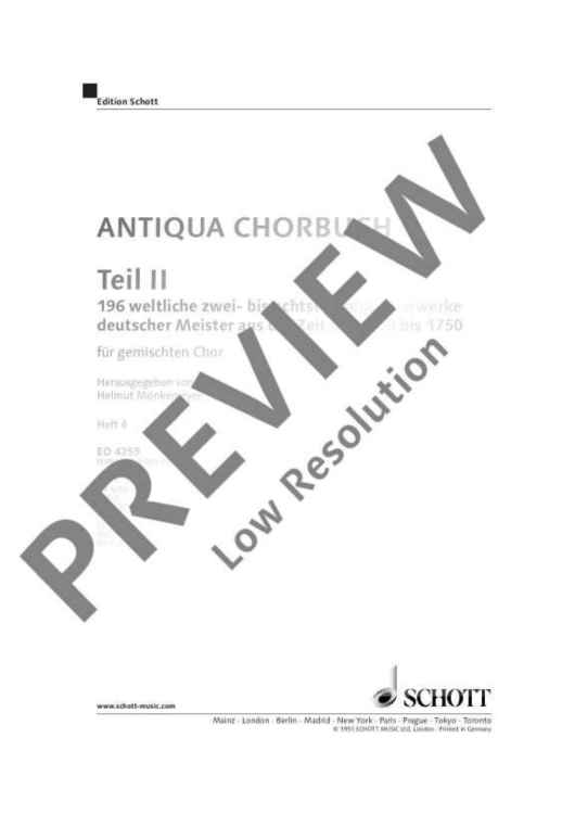 Antiqua-Chorbuch