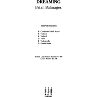 Dreaming - Score