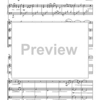 Amazing Grace - for Solo Instrument, Piano and String Quartet - Score