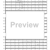 March from "Second Suite in F for Military Band" - Score