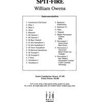 Spit-Fire - Score Cover