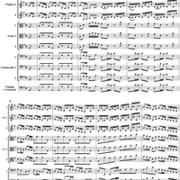 Brandenburg Concerto No. 3: Movement 1 - Score