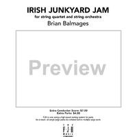 Irish Junkyard Jam for string quartet and string orchestra - Score