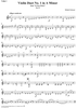 Violin Duet No. 1 in A Minor from "Twelve Easy Duets", Op. 10 - Violin 2