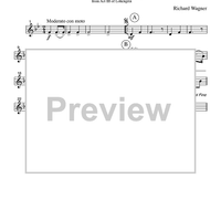 Bridal Chorus - from Act III of Lohengrin - Part 2 Flute, Oboe or Violin