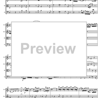 String Quartet C Major Op. 9 No. 1 - Score