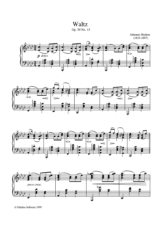 Waltz under the sun (it is 39° C) - Chandra Sheet music for Piano (Solo)