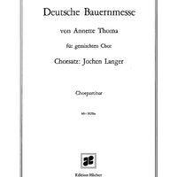 Deutsche Bauernmesse - Choral Score