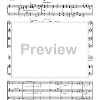 Amazing Grace - for Solo Instrument, Piano and String Quartet - Score