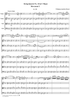 String Quartet No. 10, Movement 3 - Score