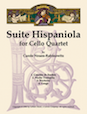 Suite Hispaniola for Cello Quartet - Score