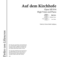 Auf dem Kirchhofe Op.105 No. 4