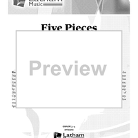 Five Pieces for Cello Quartet - Score