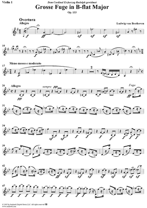 Op. 133 - Violin 1