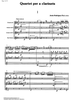 Clarinet quartet - Score