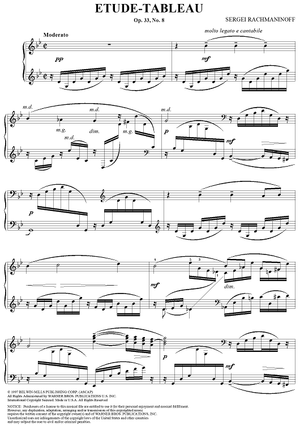 Etude-Tableau, Op. 33, No. 8