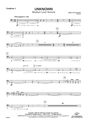 Unknown (Medium Level Version) - Trombone 3