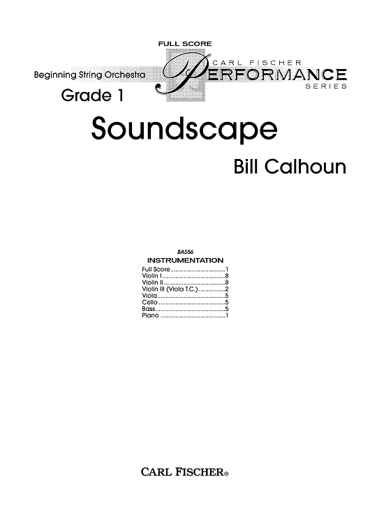 Soundscape - Score