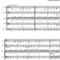 String Quintet C Major Op.29 - Score