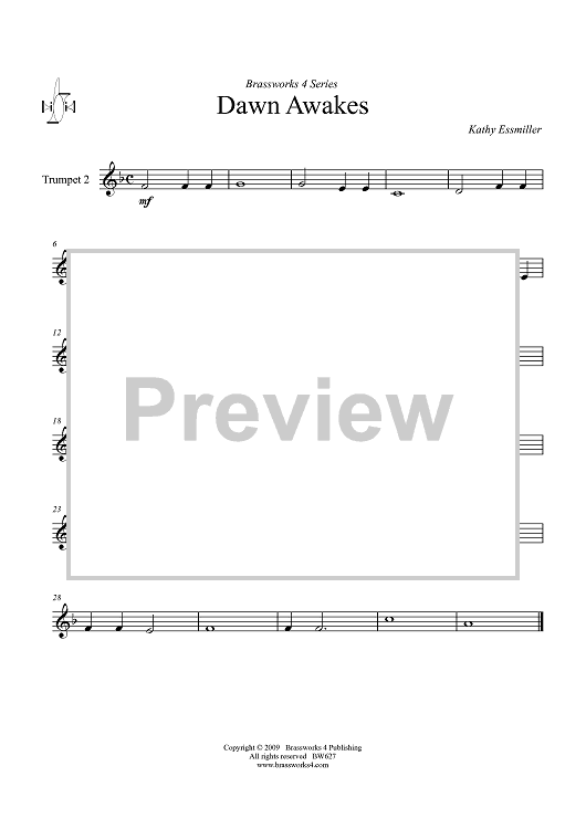 Dawn Awakes - Trumpet 2