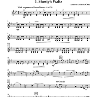 Six More Waltzes for String Trio - Violin 2 (for Viola)