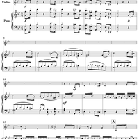 Violin Sonata (Sonatina), Op.137 No.3, D408 - Piano Score