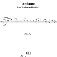 Andante from "Orpheus and Euridice" - Cello