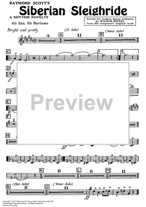 Siberian Sleighride - Baritone Sax 4