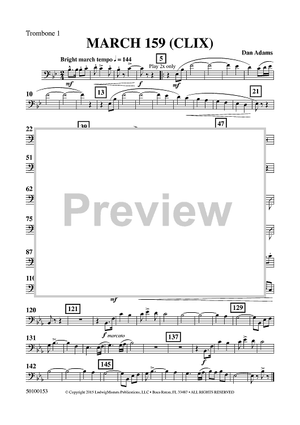 March 159 (CLIX) - Trombone 1