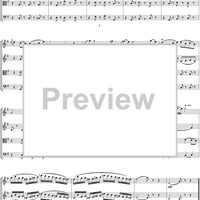 String Quartet No. 10, Movement 3 - Score