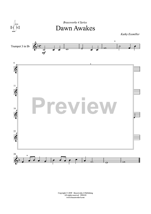 Dawn Awakes - Trumpet 3 in B-flat