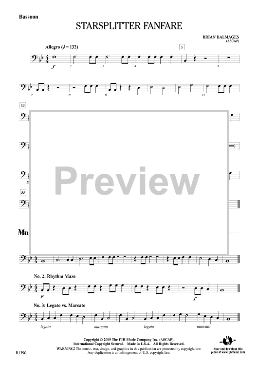 Starsplitter Fanfare - Bassoon