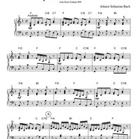 My Heart Ever Faithful - Aria from Cantata #68 - Keyboard or Guitar