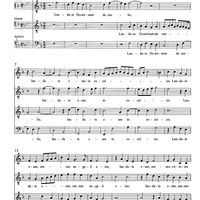 Laudate Dominum de caelis - Score