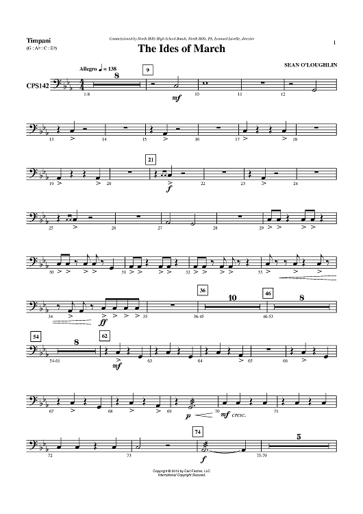 The Ides of March - Timpani