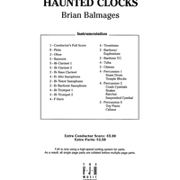 Haunted Clocks - Score Cover