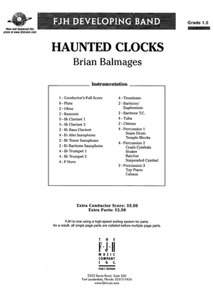 Haunted Clocks - Score Cover