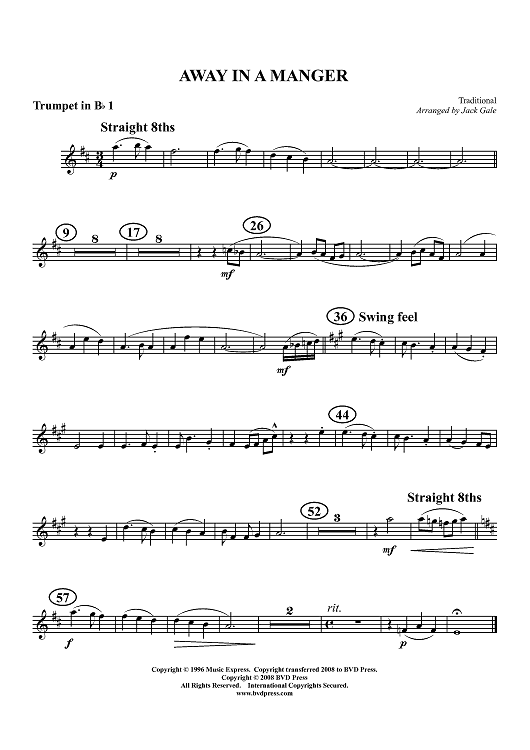 Swingin' Sounds of Christmas - Trumpet 1