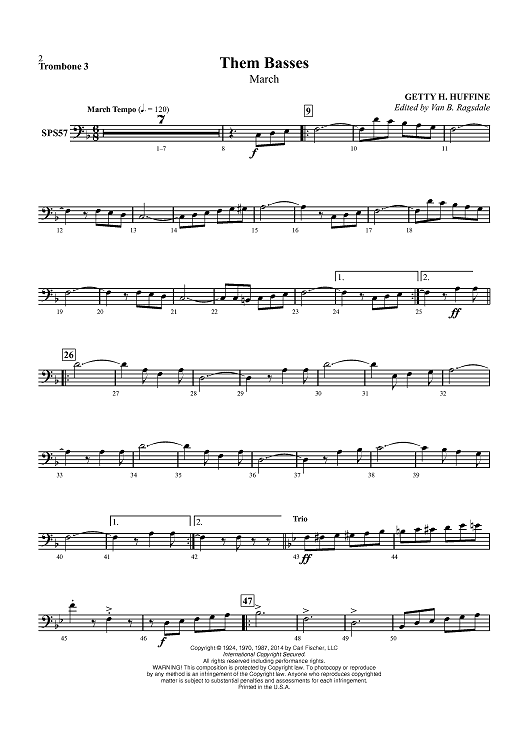 Them Basses - Trombone 3
