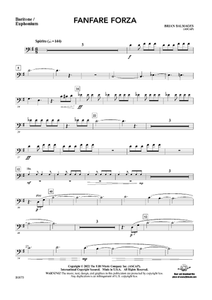 Fanfare Forza - Baritone / Euphonium