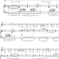 Genoveva, Op. 81, Act 4, No. 17: "Kennt Ihr den Ring?" - Score