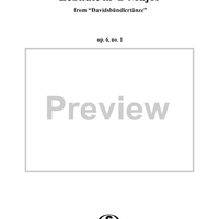 Davidsbündlertänze, Op. 6, No. 01 (1st Edition, 1937)