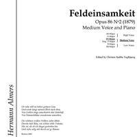 Feldeinsamkeit Op.86 No. 2