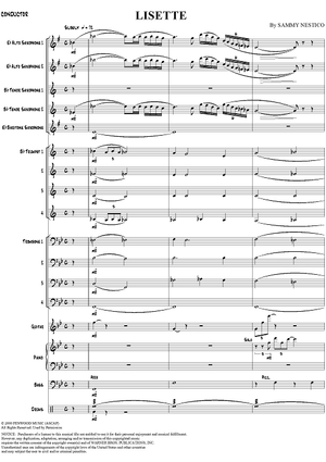 Lisette - Conductor's Score